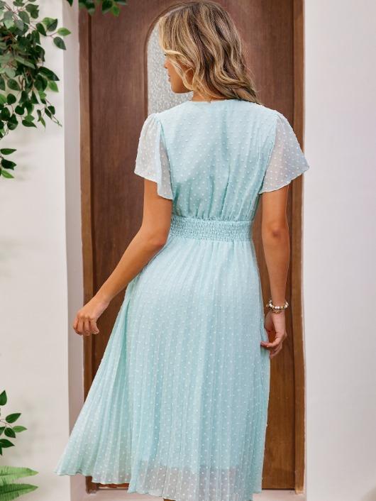 Clara Swiss Dot Midi Dress